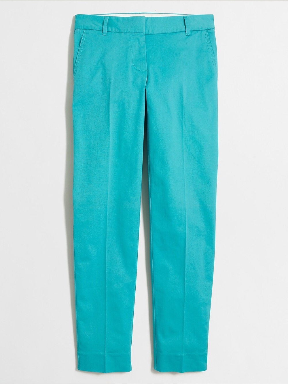 J. Crew Skimmer City Fit Teal Pants